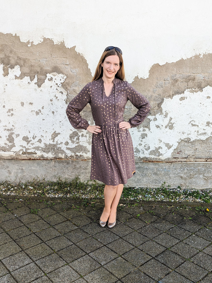 Ebook / Schnittmuster lillesol women No.80 Kleid "Altea" *mit Video Nähanleitung*