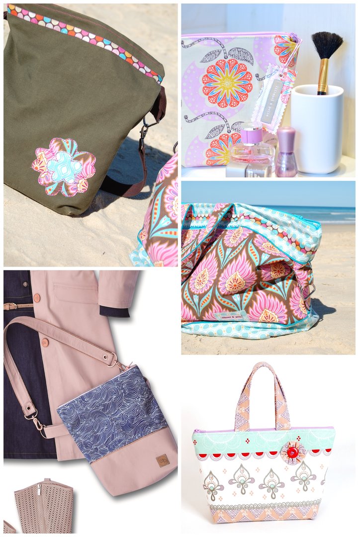 Papierschnittmuster Basic Bag * mit Video-Nähanleitung * ✂✂✂