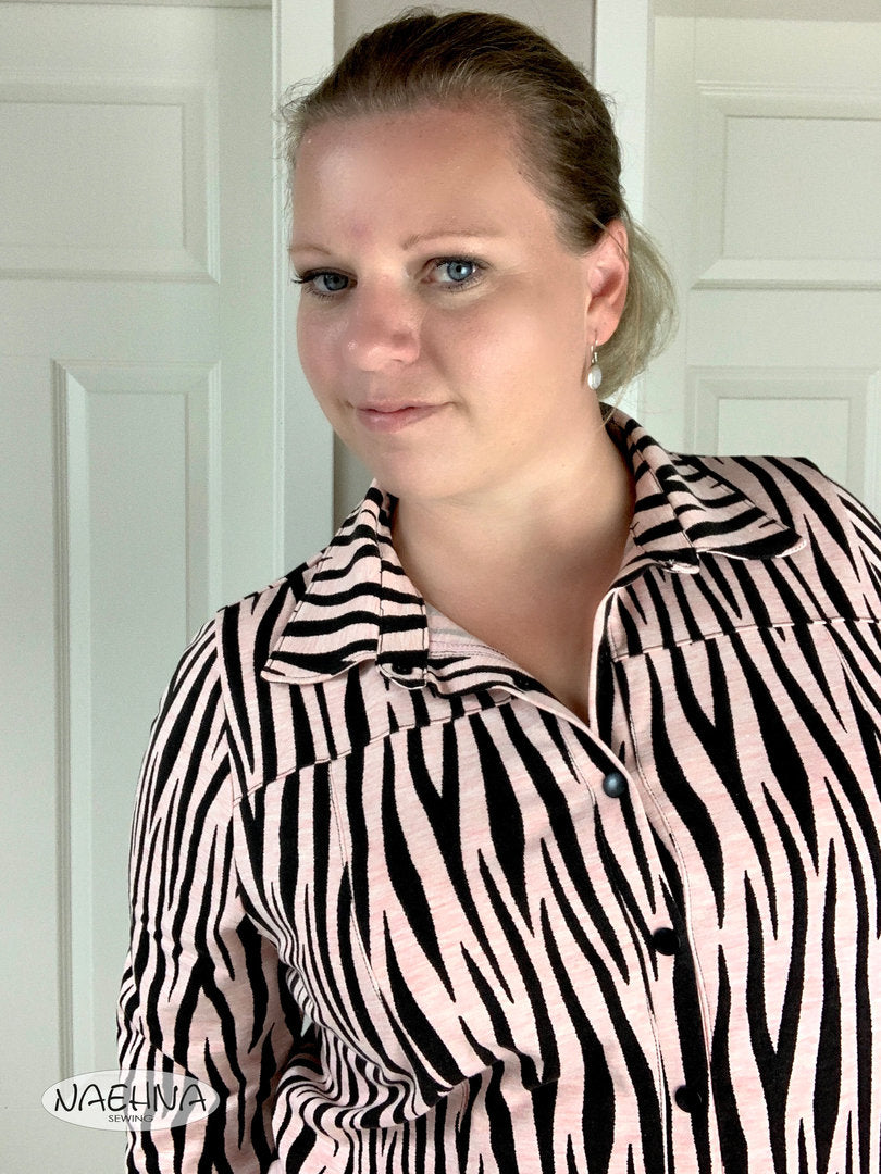 Designbeispiel: lillesol women No.57 Jerseybluse Leanna
