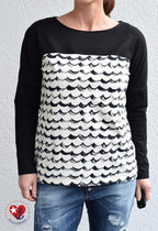 Ebook / Schnittmuster lillesol women No.28 Frühlingsshirt *mit Video-Nähanleitung*