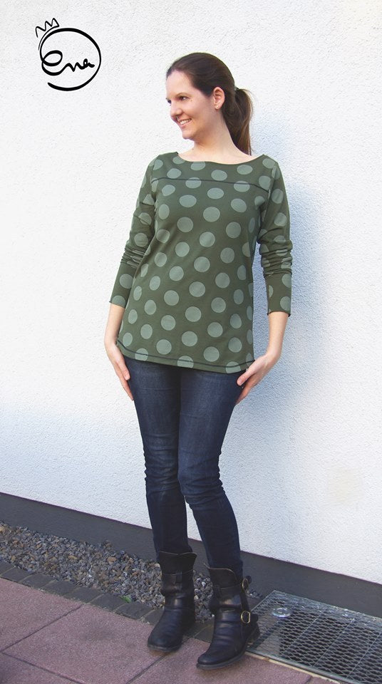 Ebook / Schnittmuster lillesol women No.18 Frühlingskombi Kleid & Shirt *mit Video-Nähanleitung*