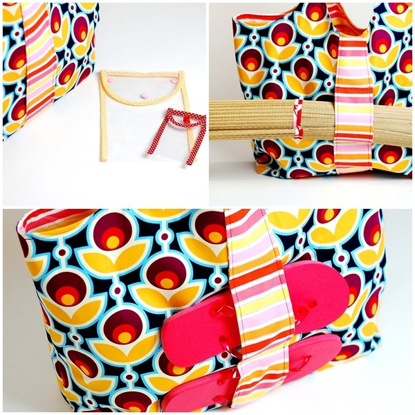 Ebook / Schnittmuster Strandtasche Sunshine Coast