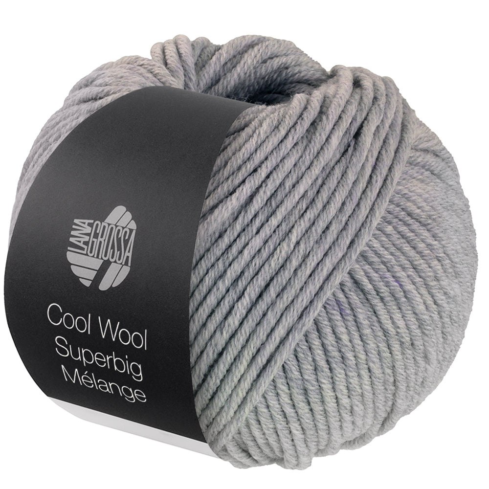 Cool Wool Superbig – Lana Grossa – hellgrau meliert / 216