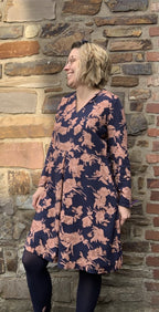 Designbeispiel: lillesol women No.60 Kleid "Magnolia" mit Video-Nähanleitung