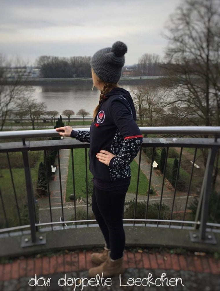 Designbeispiel: lillesol women No.15 Kapuzenjacke