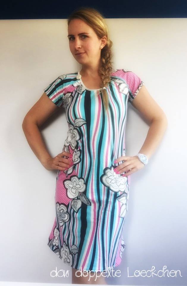 Ebook / Schnittmuster lillesol women No.19 Raglan-Kleid & Shirt * mit Video-Nähanleitung *