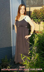 Ebook / Schnittmuster lillesol women No.8 Maxikleid *mit Video-Nähanleitung*