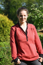 Ebook / Schnittmuster lillesol women No.5 Blusenshirt Jersey *mit Video-Nähanleitung*