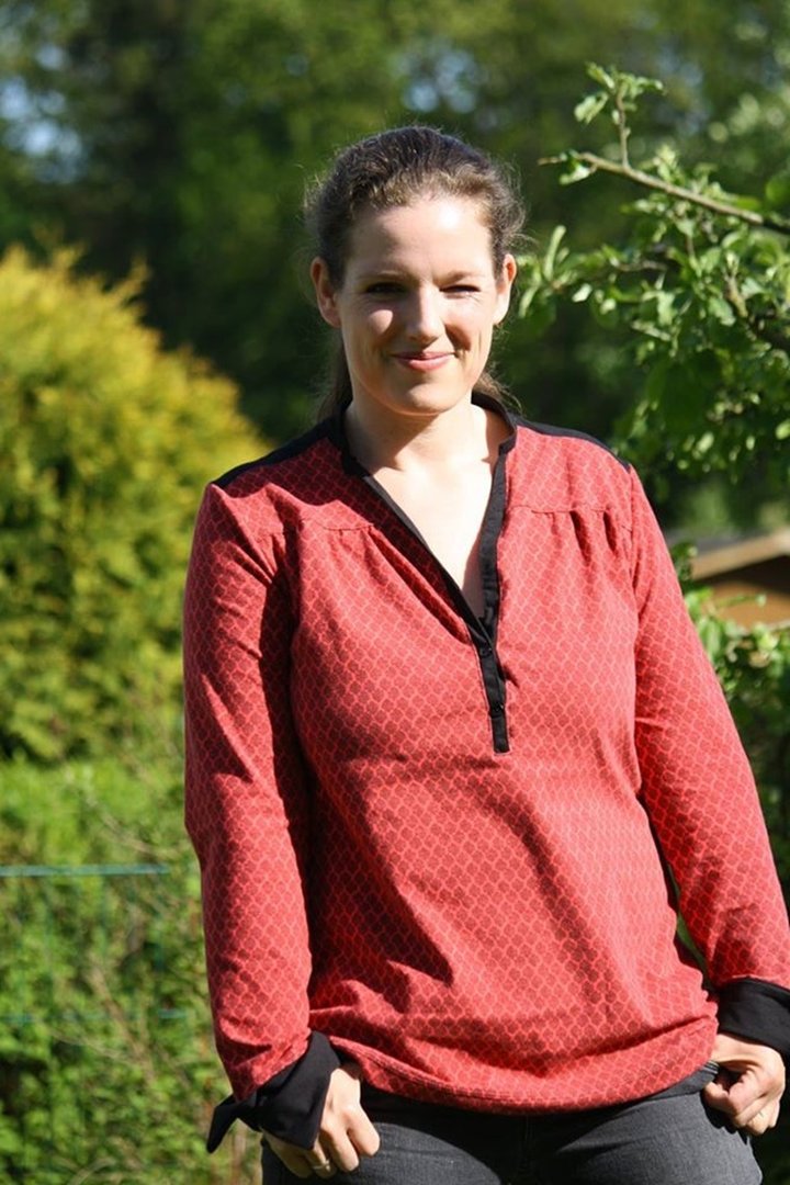 Ebook / Schnittmuster lillesol women No.5 Blusenshirt Jersey *mit Video-Nähanleitung*