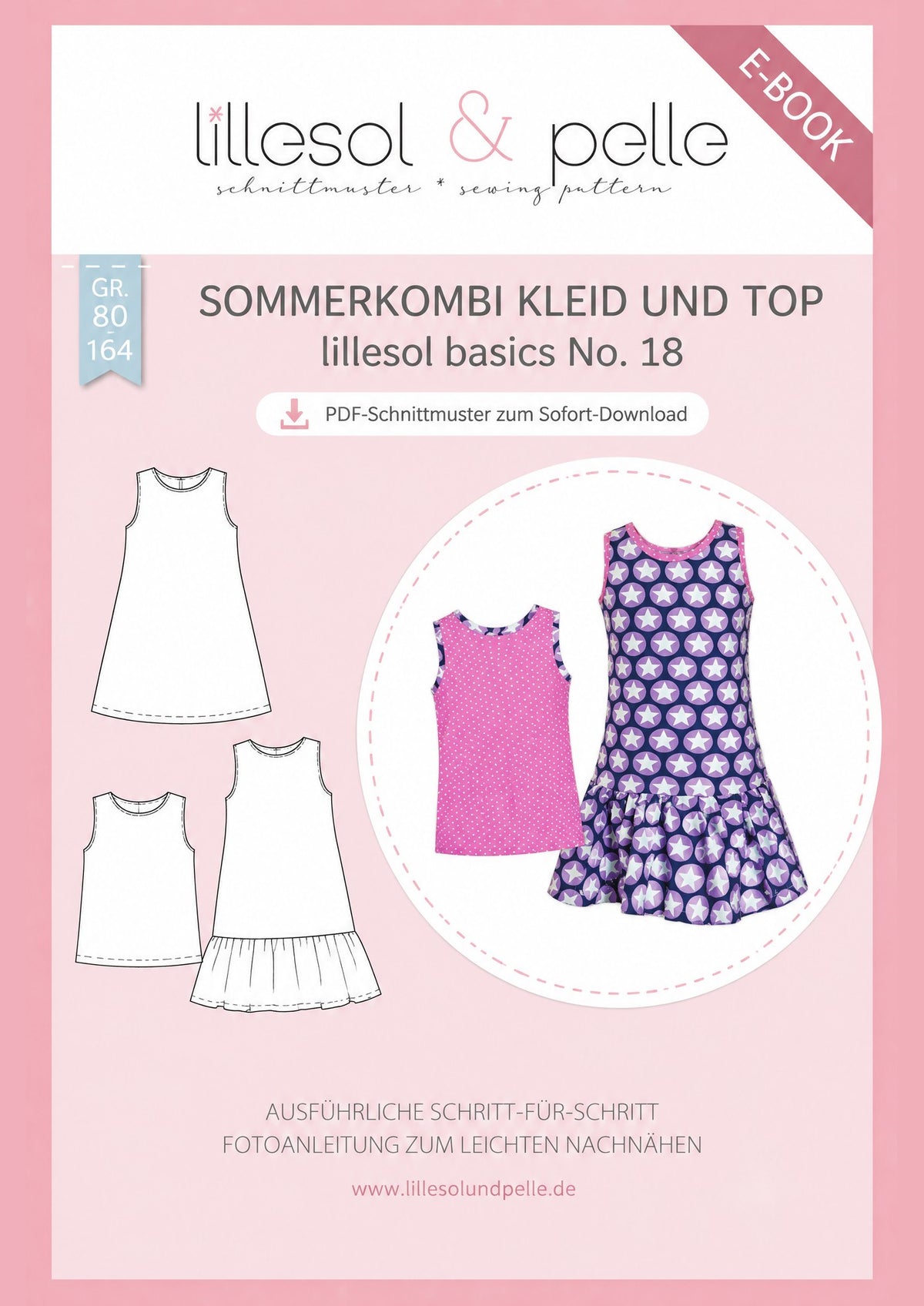E-Book Titelbild (A): Sommerkombi Kleid und Top