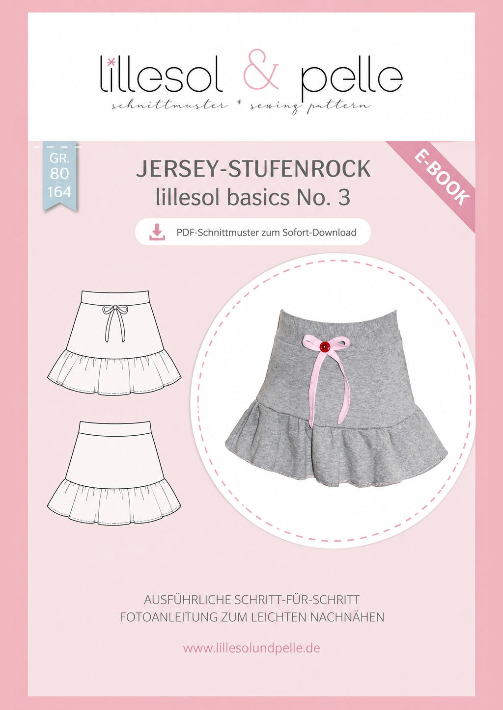 E-Book Titelbild (A): Jersey-Stufenrock