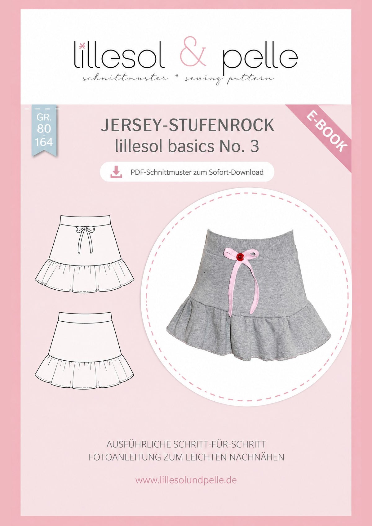E-Book Titelbild (A): Jersey-Stufenrock