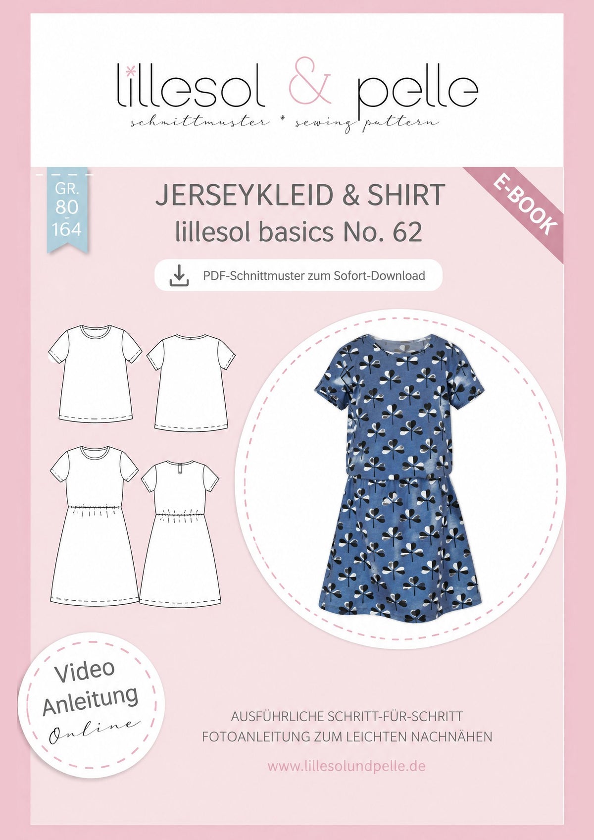 E-Book Titelbild (A): Jerseykleid & Shirt