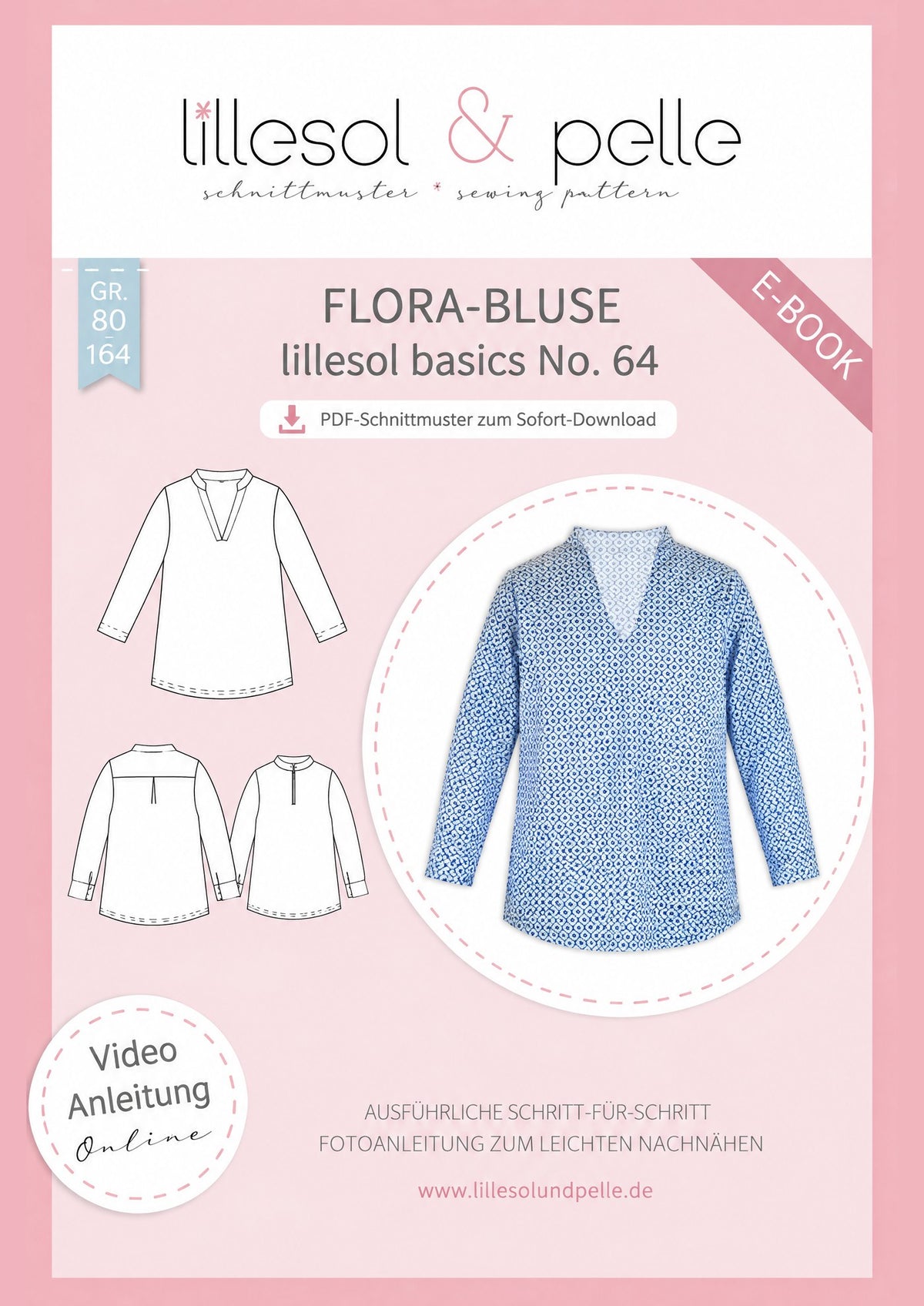 E-Book Titelbild (A): Flora-Bluse