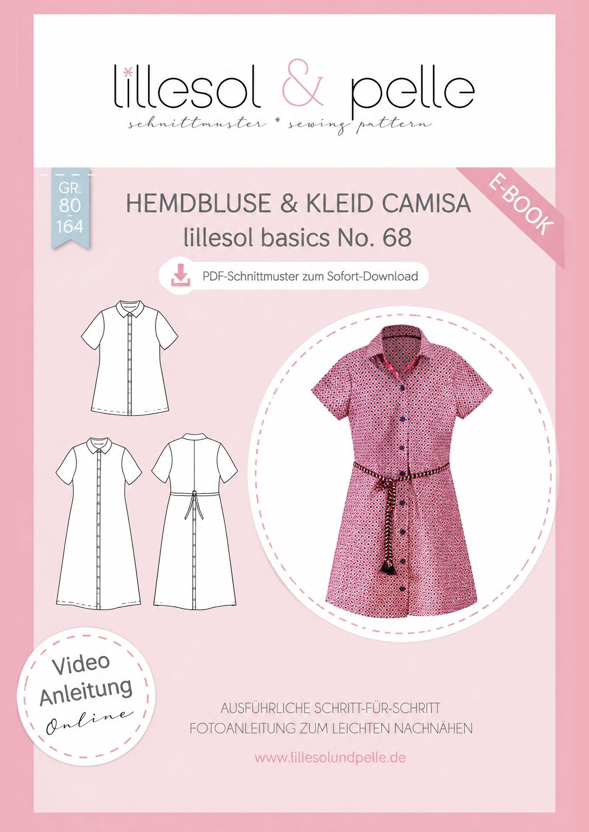 E-Book Titelbild (A): Hemdbluse & Kleid Camisa
