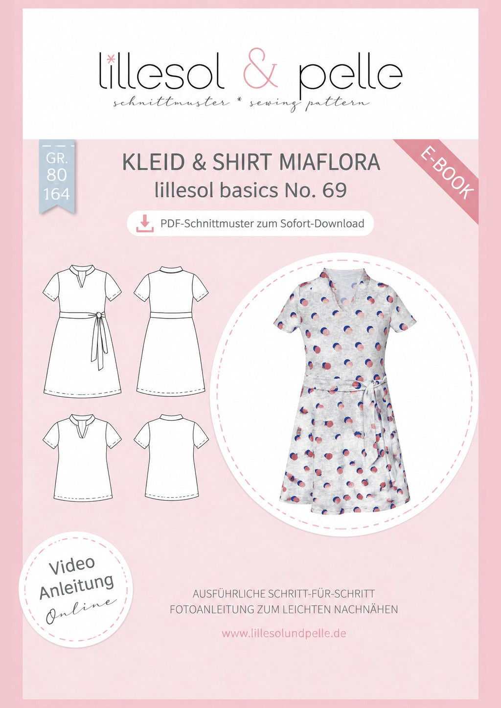 E-Book Titelbild (A): Kleid & Shirt Miaflora