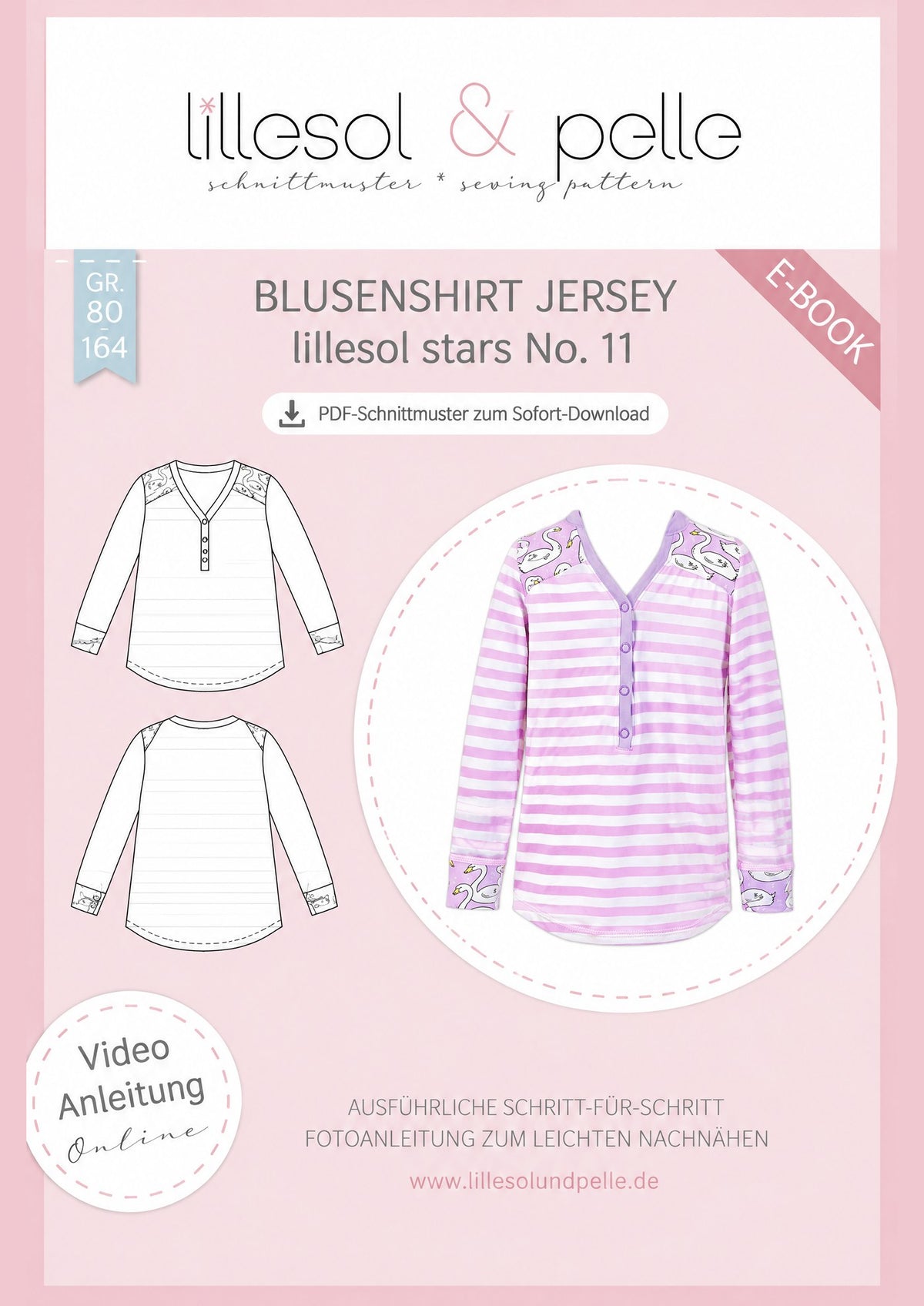 E-Book Titelbild (A): Blusenshirt Jersey