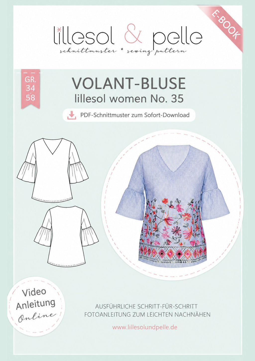 E-Book Titelbild (A): Volant-Bluse