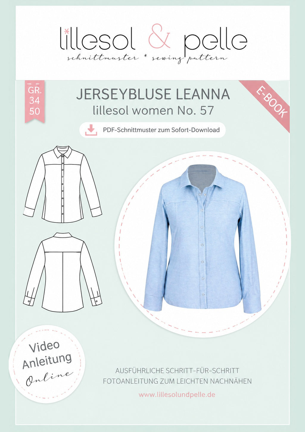 E-Book Titelbild (A): Jerseybluse Leanna