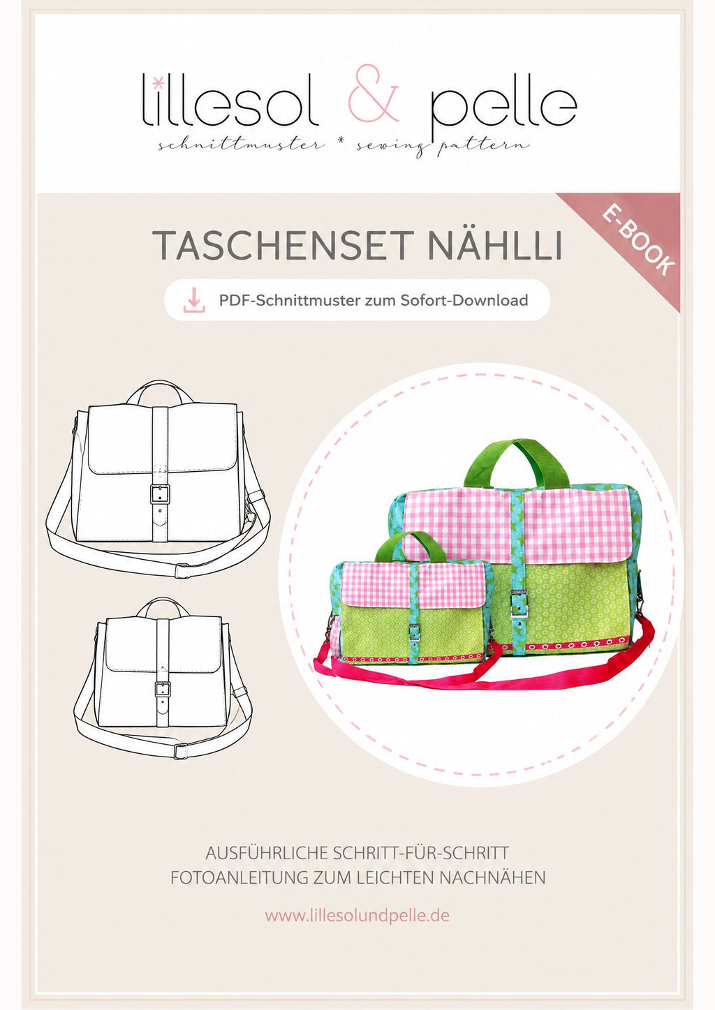 E-Book Titelbild (A): Taschenset Nählli