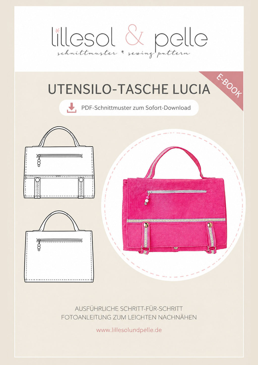 E-Book Titelbild (A): Utensilo-Tasche Lucia