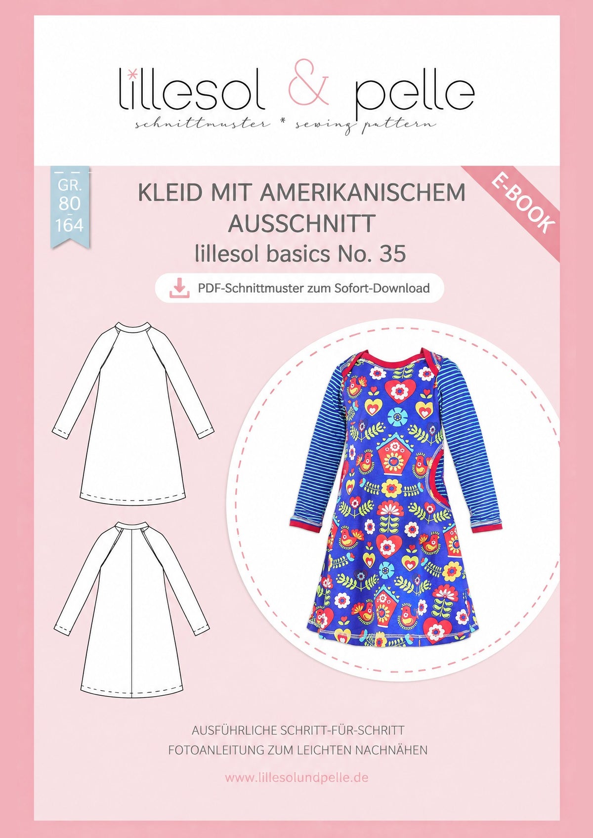 E-Book Titelbild (B): Kleid mit amerikanischem Ausschnitt