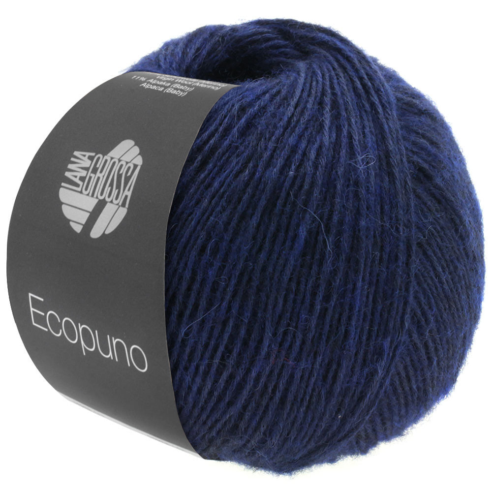 Ecopuno – Lana Grossa – marine / 10