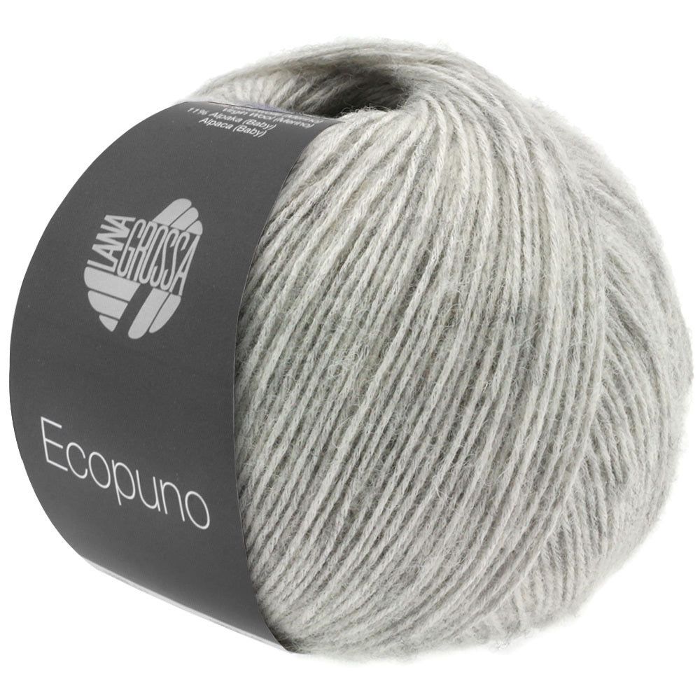 Ecopuno – Lana Grossa – hellgrau / 14