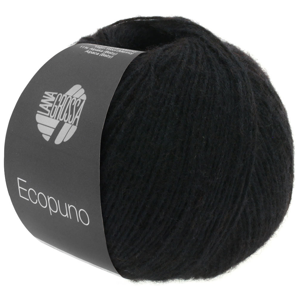 Ecopuno – Lana Grossa – schwarz / 16