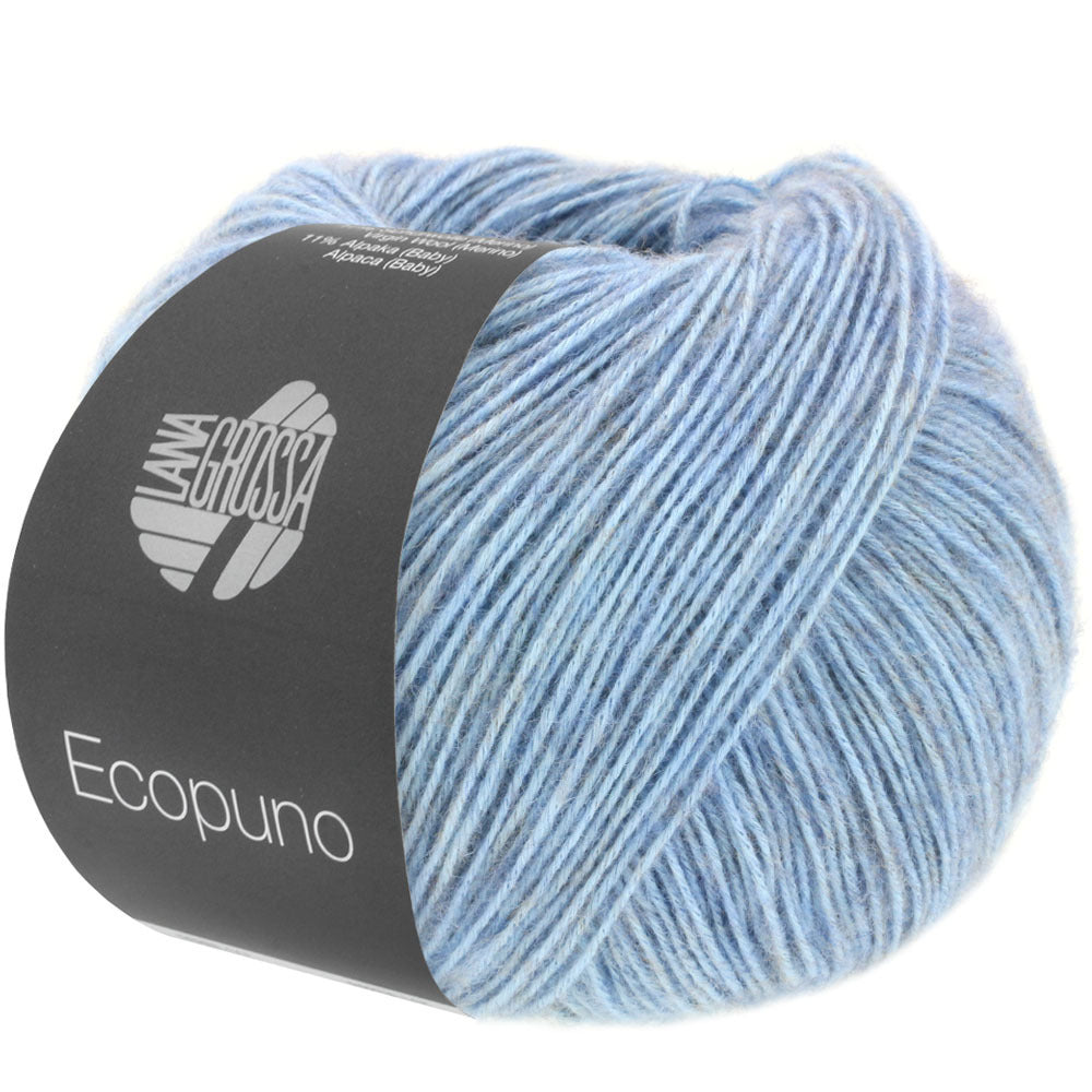 Ecopuno – Lana Grossa – helles jeansblau / 75