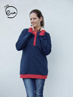 Designbeispiel: lillesol women No.12 Fleece-Pulli