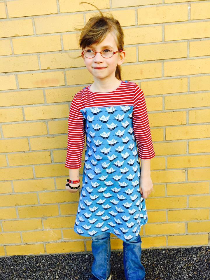 Designbeispiel: lillesol basics No.47 Frühlingskombi Kleid & Shirt