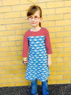 Designbeispiel: lillesol basics No.47 Frühlingskombi Kleid & Shirt