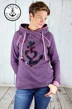 Ebook / Schnittmuster lillesol women No.39 Raglan-Hoodie *mit Video Nähanleitung*