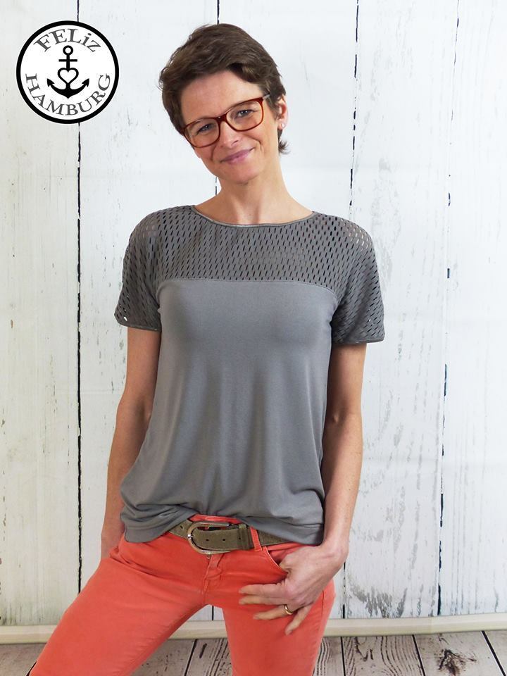 Ebook / Schnittmuster lillesol women No.28 Frühlingsshirt *mit Video-Nähanleitung*