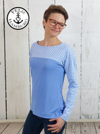 Ebook / Schnittmuster lillesol women No.28 Frühlingsshirt *mit Video-Nähanleitung*