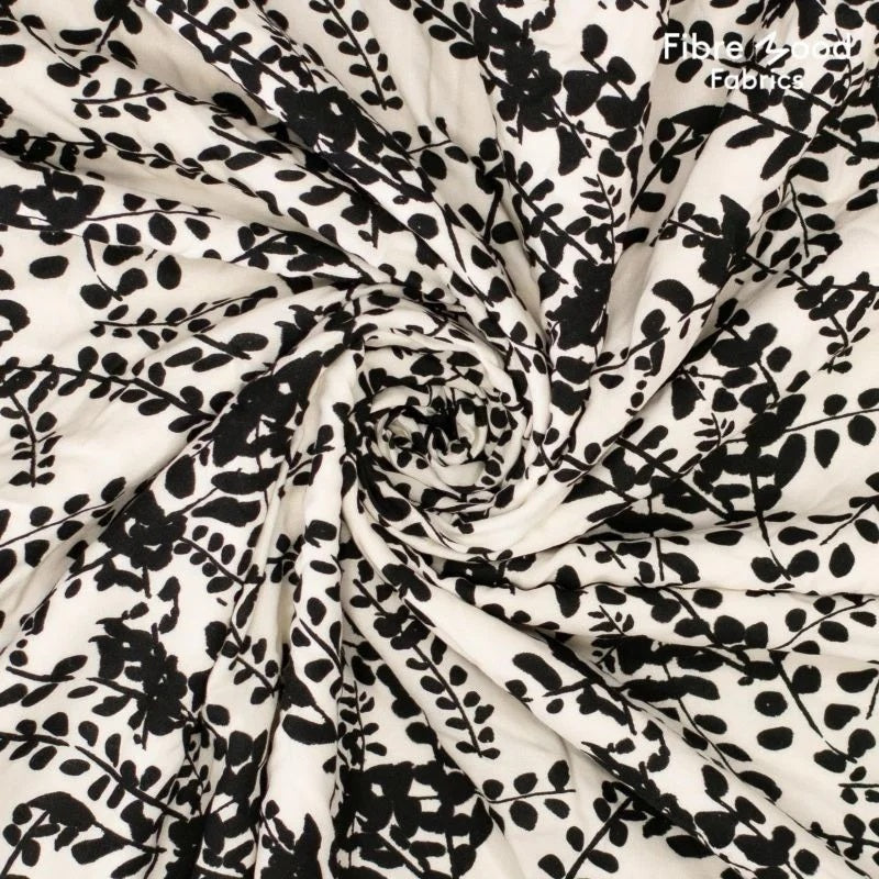 Viskose Leaves - Fibre Mood *Videovorstellung* - Reststück 2,2m