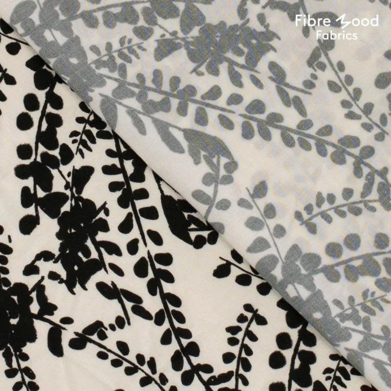 Viskose Leaves - Fibre Mood *Videovorstellung* - Reststück 2,2m