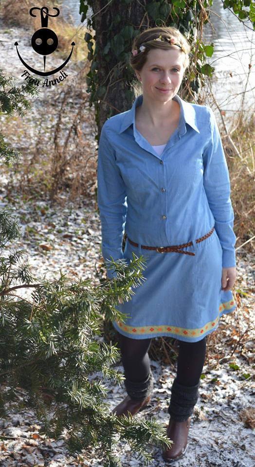 Ebook / Schnittmuster lillesol women No.26 Jeanskleid *mit Video-Nähanleitung*