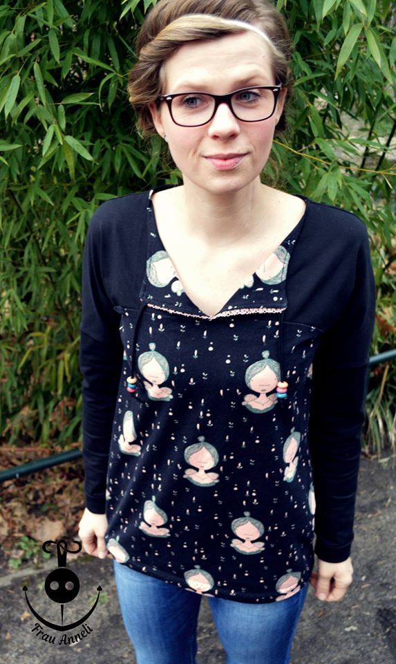 Ebook / Schnittmuster lillesol women No.28 Frühlingsshirt *mit Video-Nähanleitung*