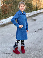 Designbeispiel: lillesol stars No.15 Jeanskleid
