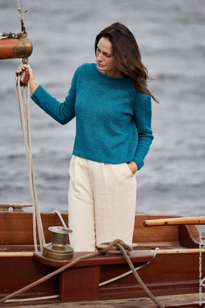 Pullover Ecopuno ♥ Lookbook No.12 - Modell 9 - Lana Grossa (Anleitung zum Strickset)