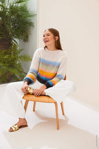 Pullover Silkhair ♥ Lookbook No.18 - Modell 5 - Lana Grossa (Anleitung zum Strickset)