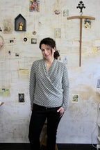 Ebook / Schnittmuster lillesol women No.41 Wickelshirt *mit Video Nähanleitung*