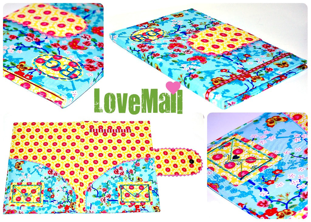 Ebook / Schnittmuster Briefmappe LoveMail