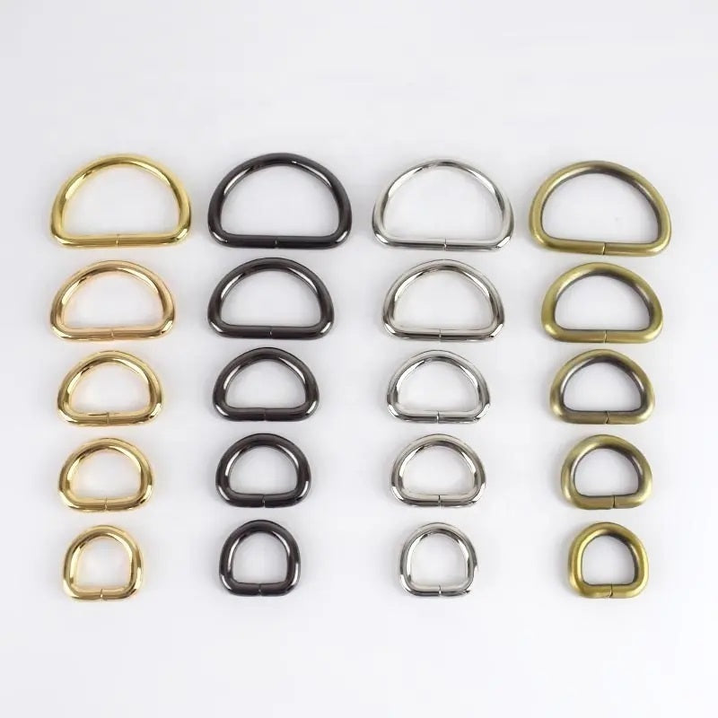 D-Ringe 30mm - silber (4 Stück)