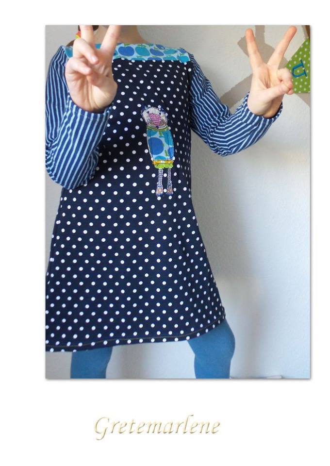 Designbeispiel: lillesol basics No.47 Frühlingskombi Kleid & Shirt