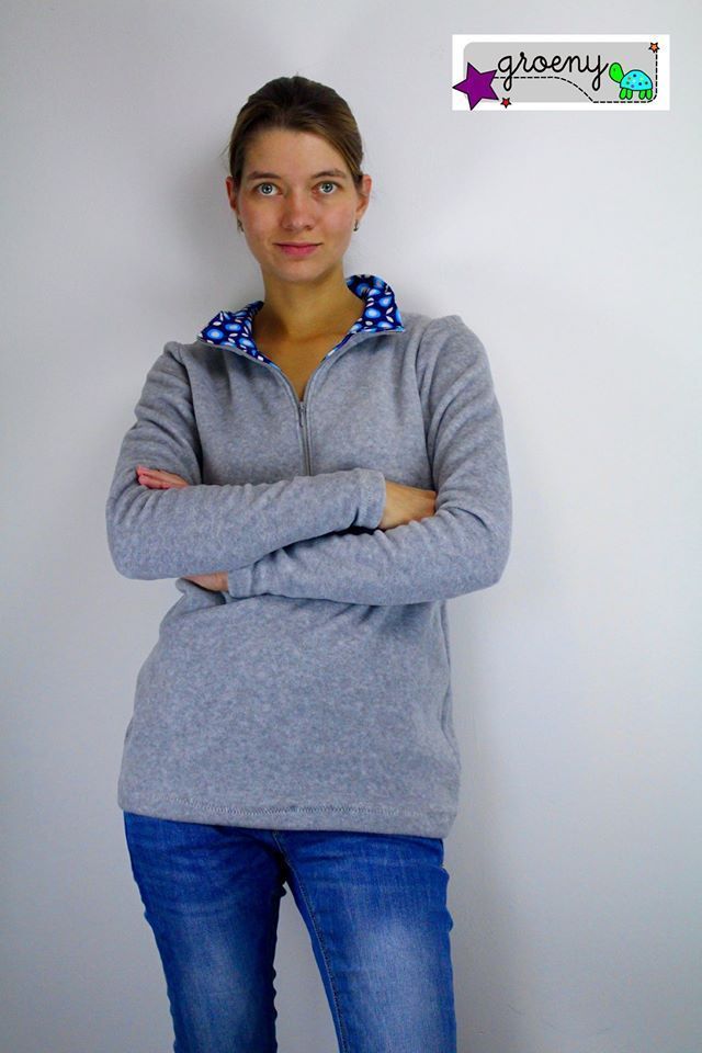 Designbeispiel: lillesol women No.12 Fleece-Pulli