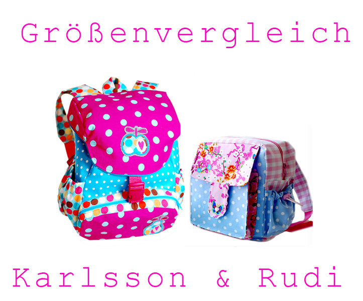 Ebook / Schnittmuster Kinderrucksack Karlsson