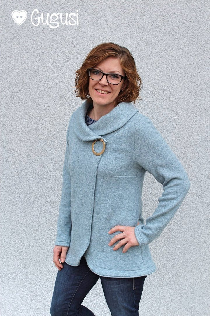Ebook / Schnittmuster lillesol women No.33 Jacke Sierra *mit Video-Anleitung*